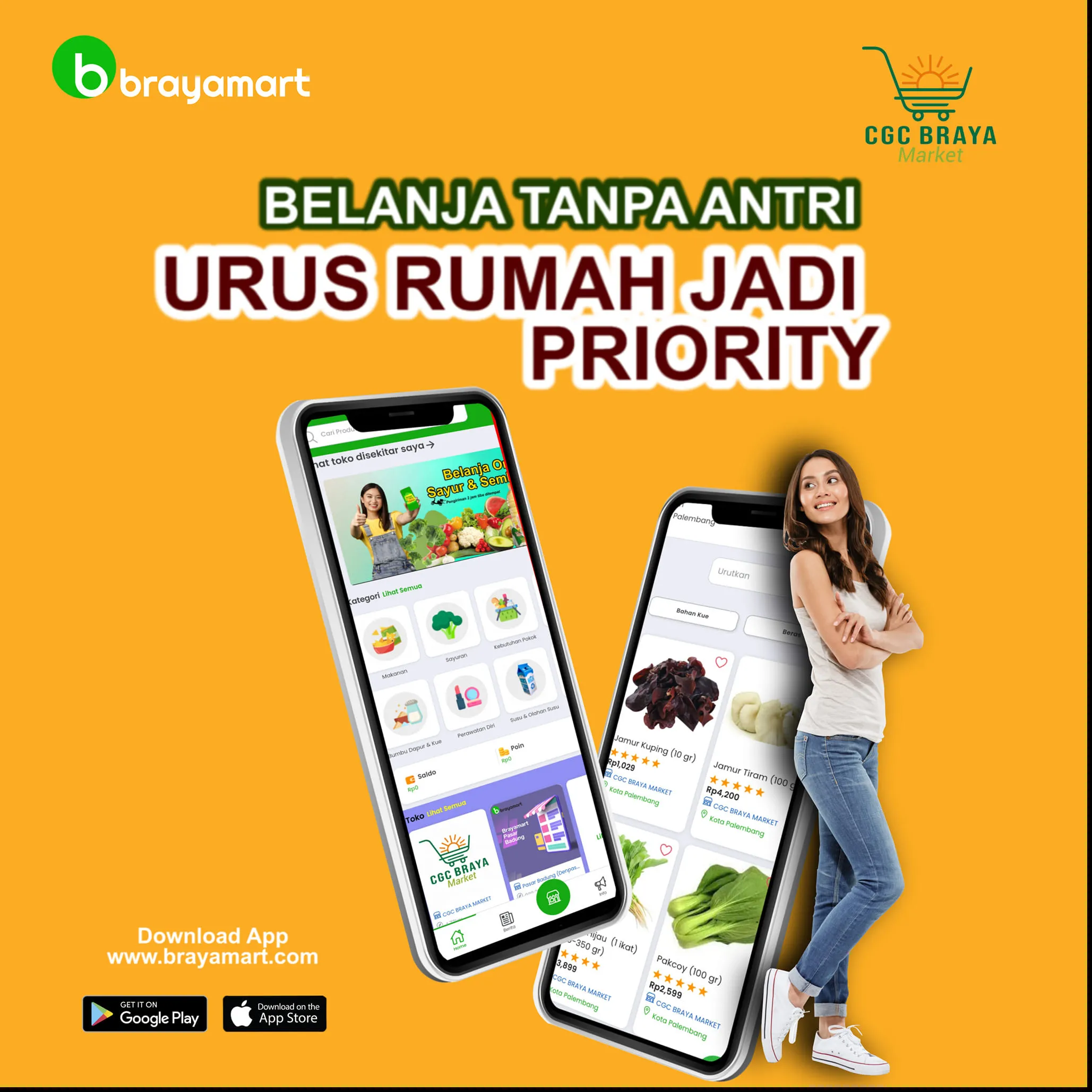 Belanja tanpa antri, urus rumah jadi piority
