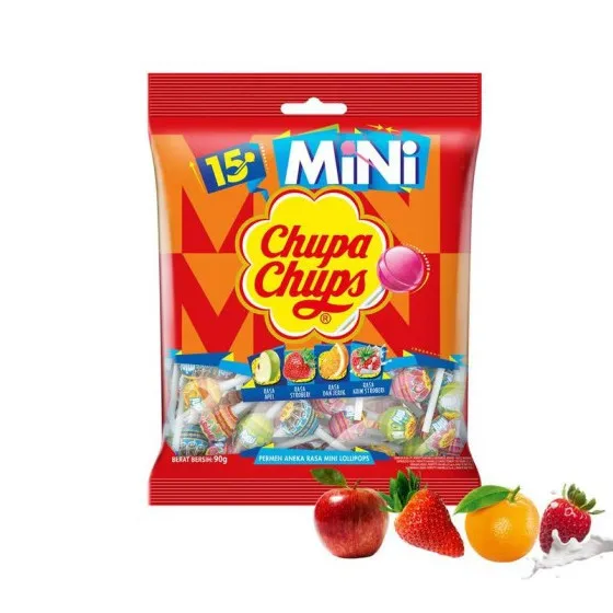 Permen Chupa Chups Lolly Mini Assorted 60 gr