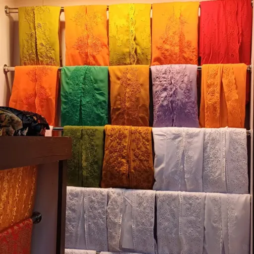 Bahan kebaya bordir
