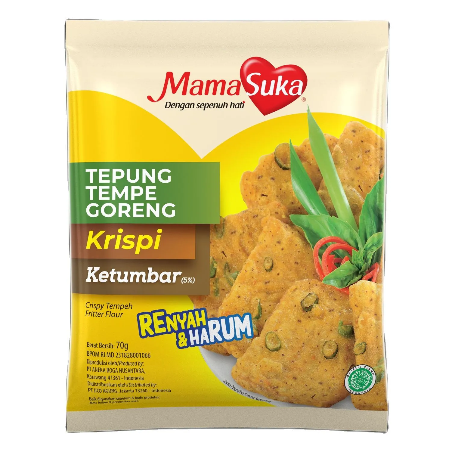 Mamasuka Tepung Tempe Goreng 70 Gram