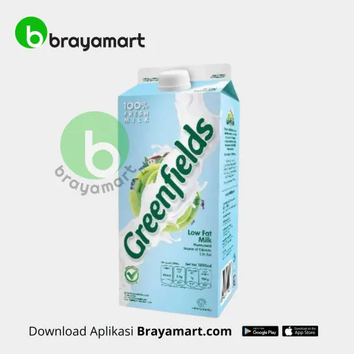 GREENFIELDS FRESH MILK LOW FAT 1,89LT