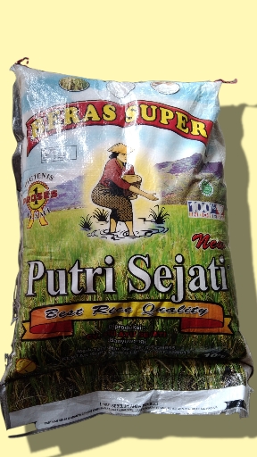 'Beras super putri sejati 10 kilogram'