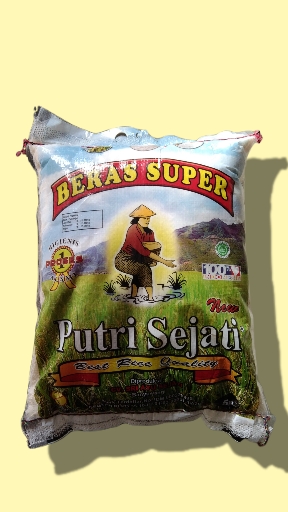 'Beras super putri sejati 5 kilogram'