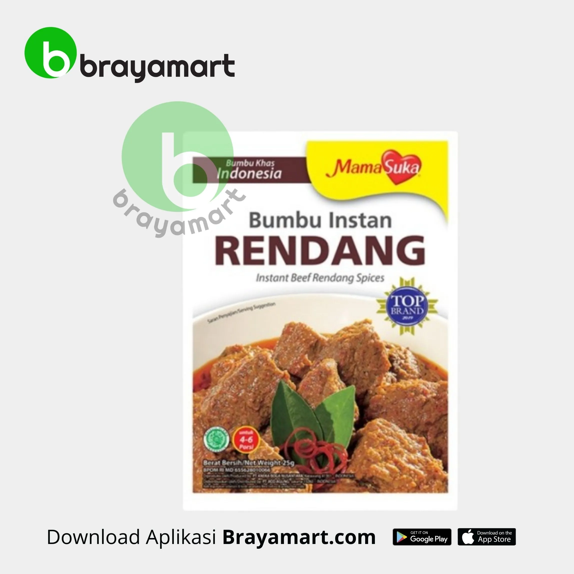 'Mamasuka Bumbu Instan Rendang 25 Gram'