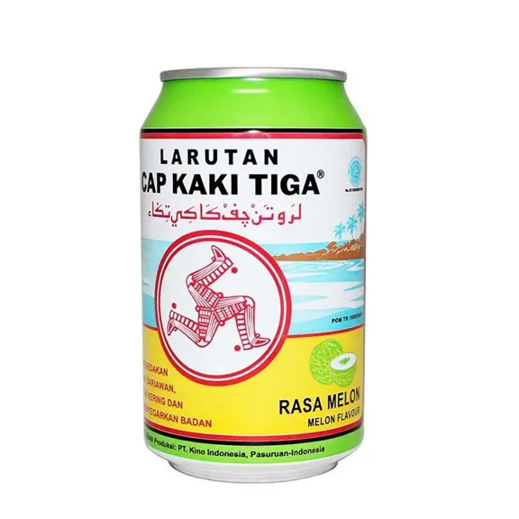 Larutan Cap Kaki Tiga Melon Kaleng