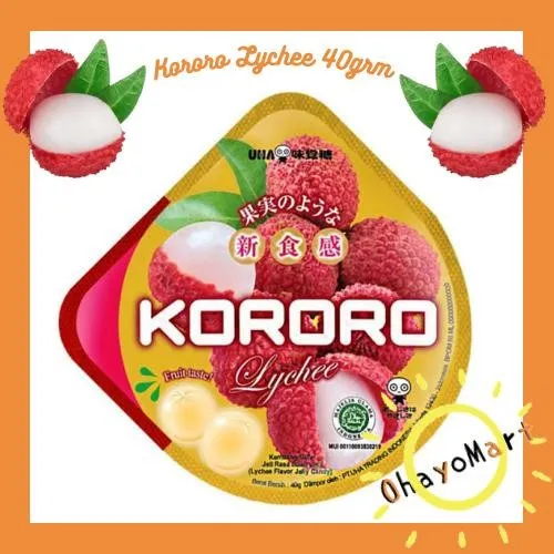 Kororo Jelly Candy Lechee 40 gr