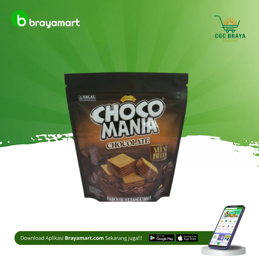 Chocomania Wafer Cube Chocolate 70 gr