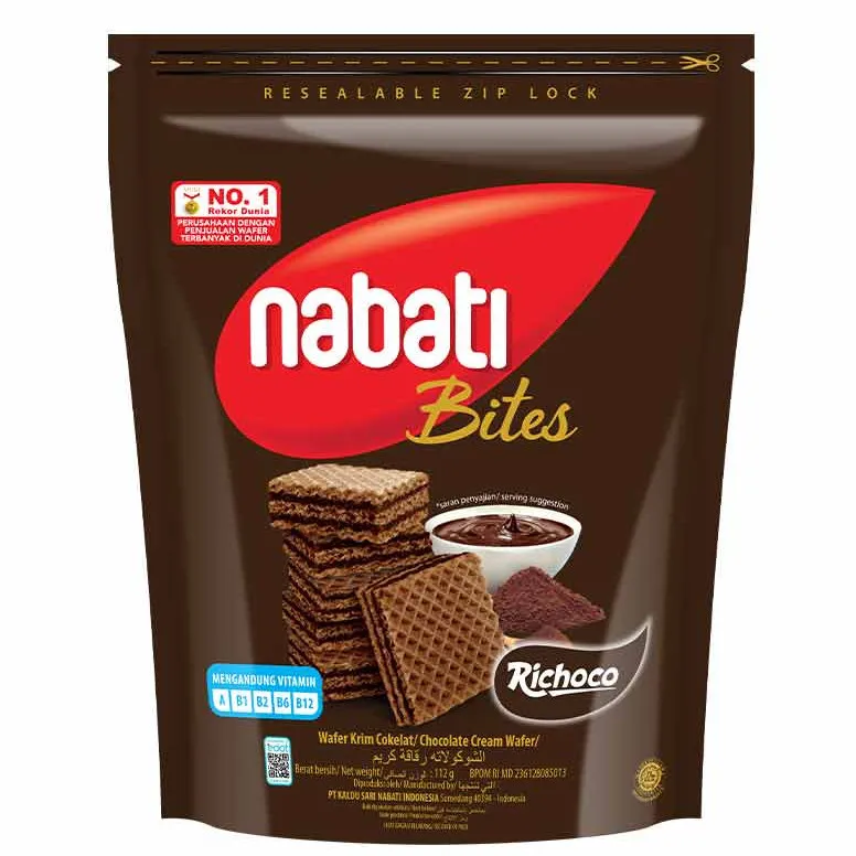 Nabati Bites Coklat Pouch 112gr