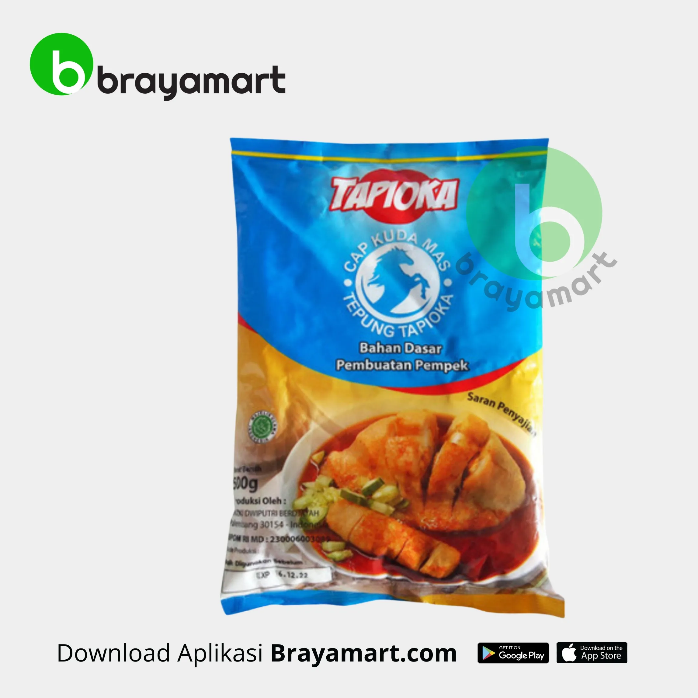 Tepung Tapioka Cap Kuda Mas 500 Gram