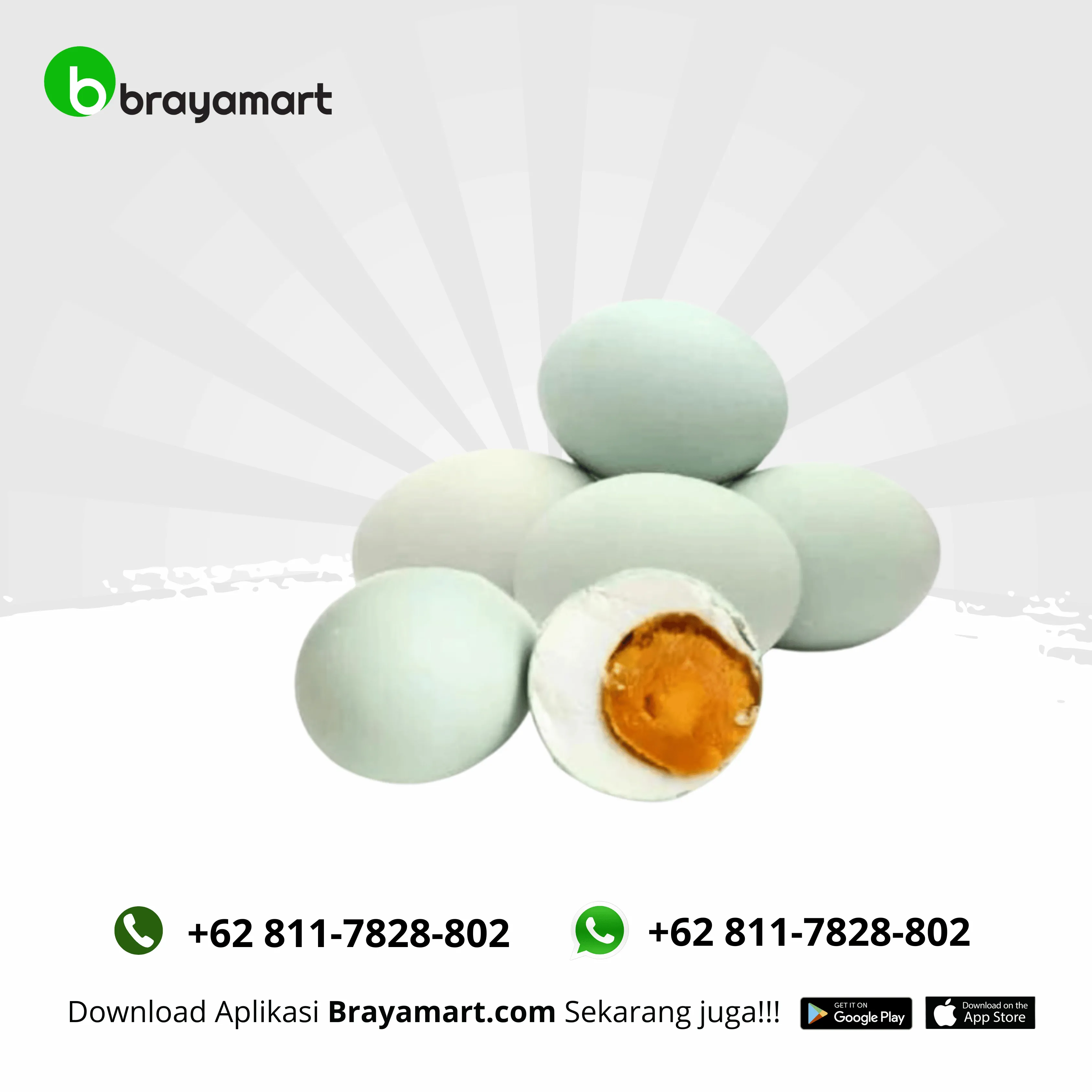 Telur Bebek Asin (1 butir)
