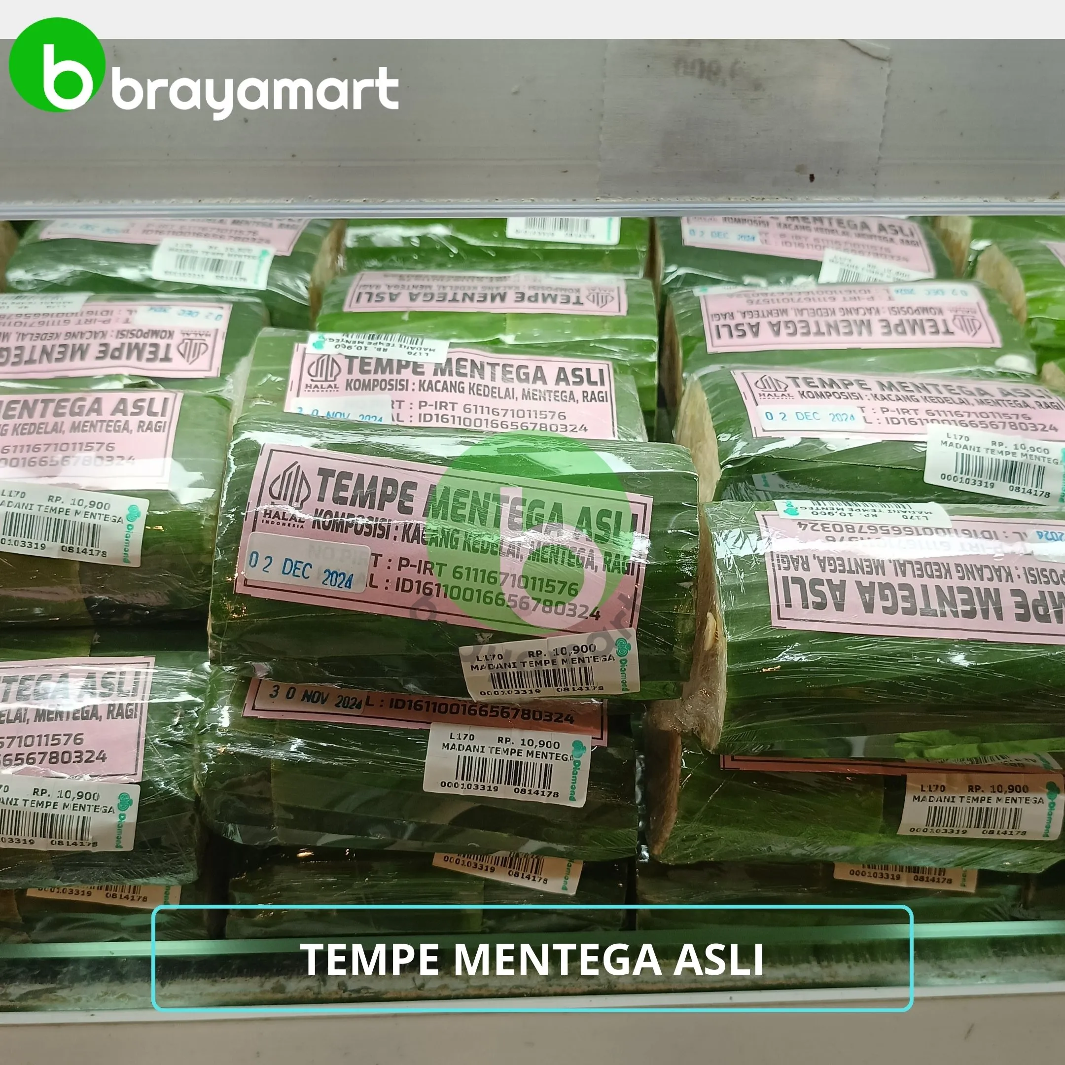 tempe mentega asli