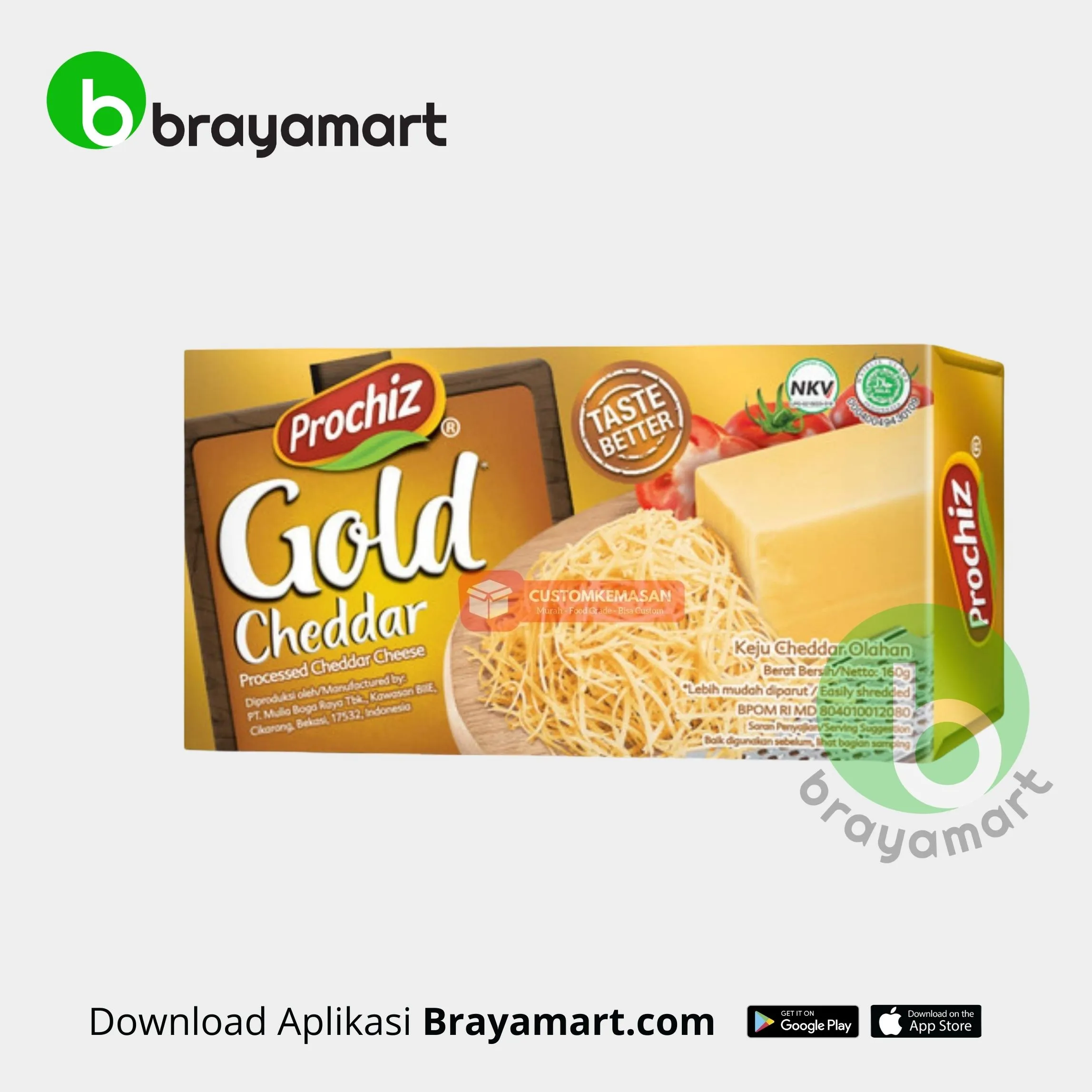 'Keju Prochiz Gold Cheddar 160Gr'