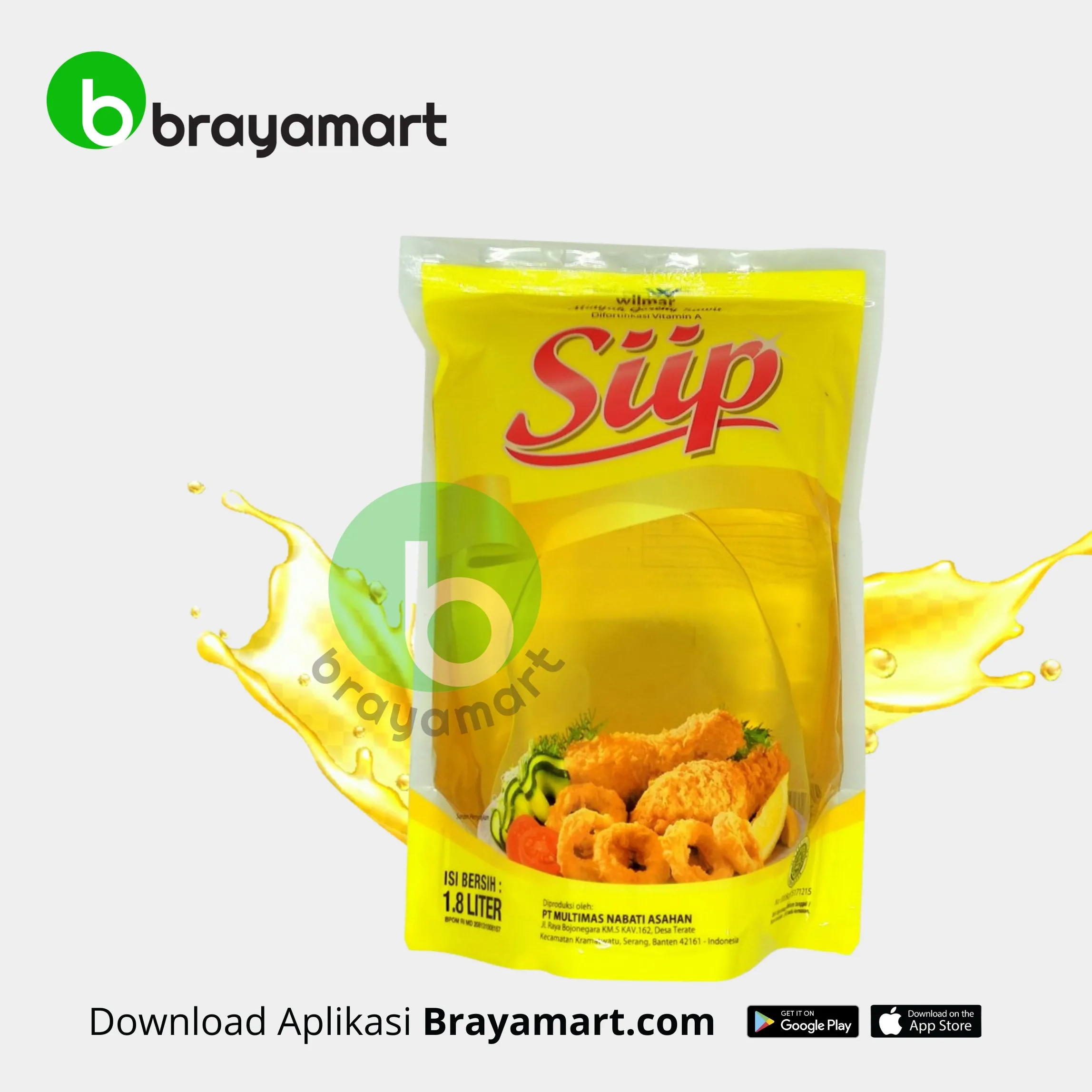 Siip Minyak Goreng 900 ml Pouch