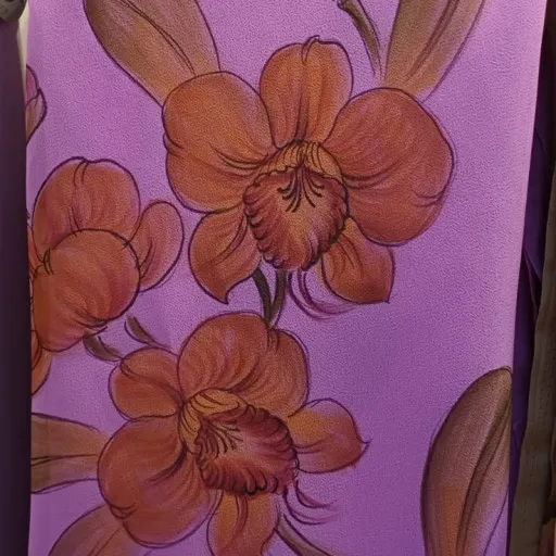 Bahan kain kebaya lukis