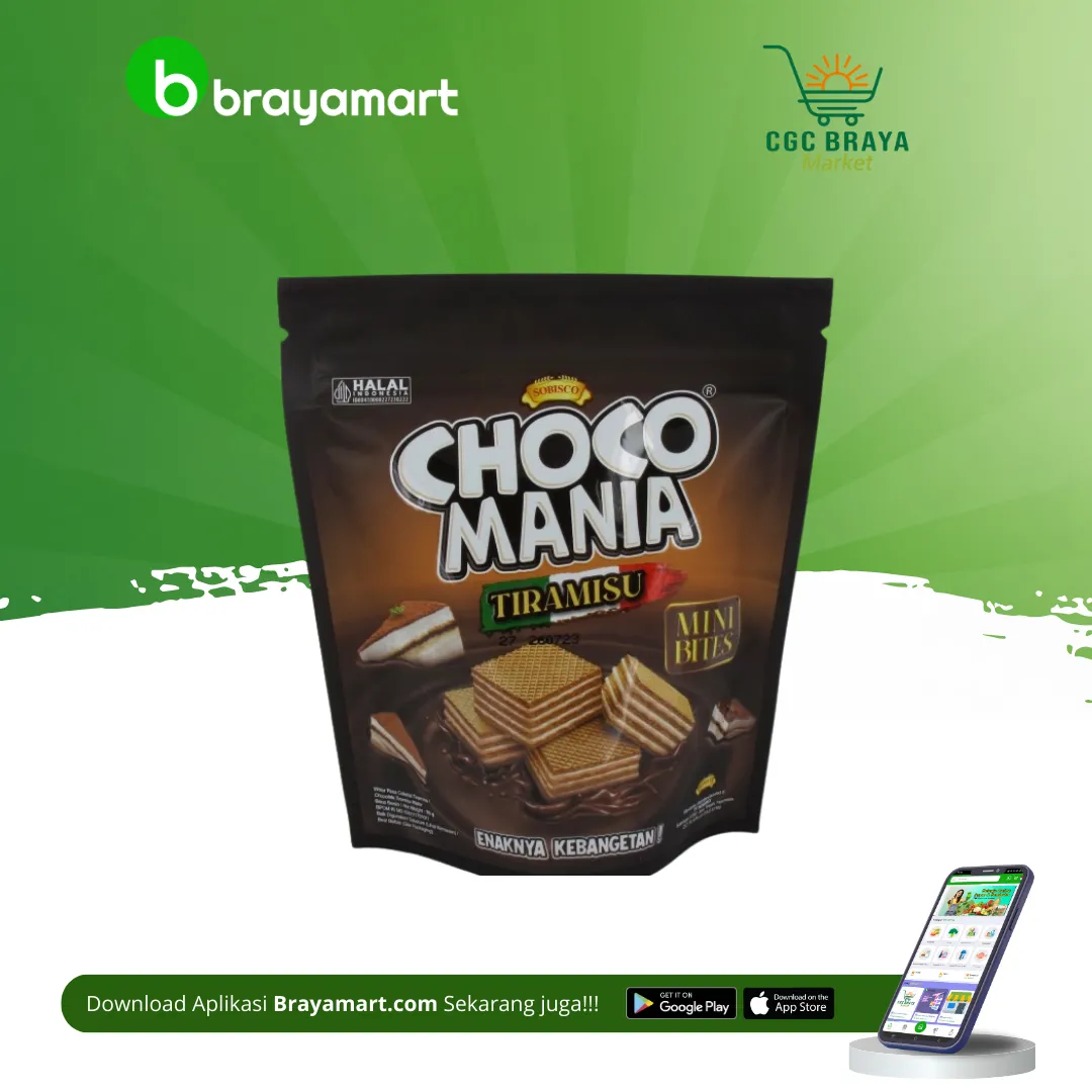 Choco Mania Wafer Cube Tiramisu 70 gr