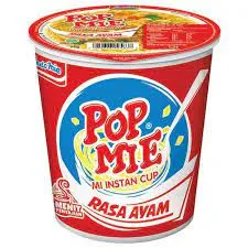 Pop Mie Rasa Ayam Jumbo 75 Gram (Seduh)