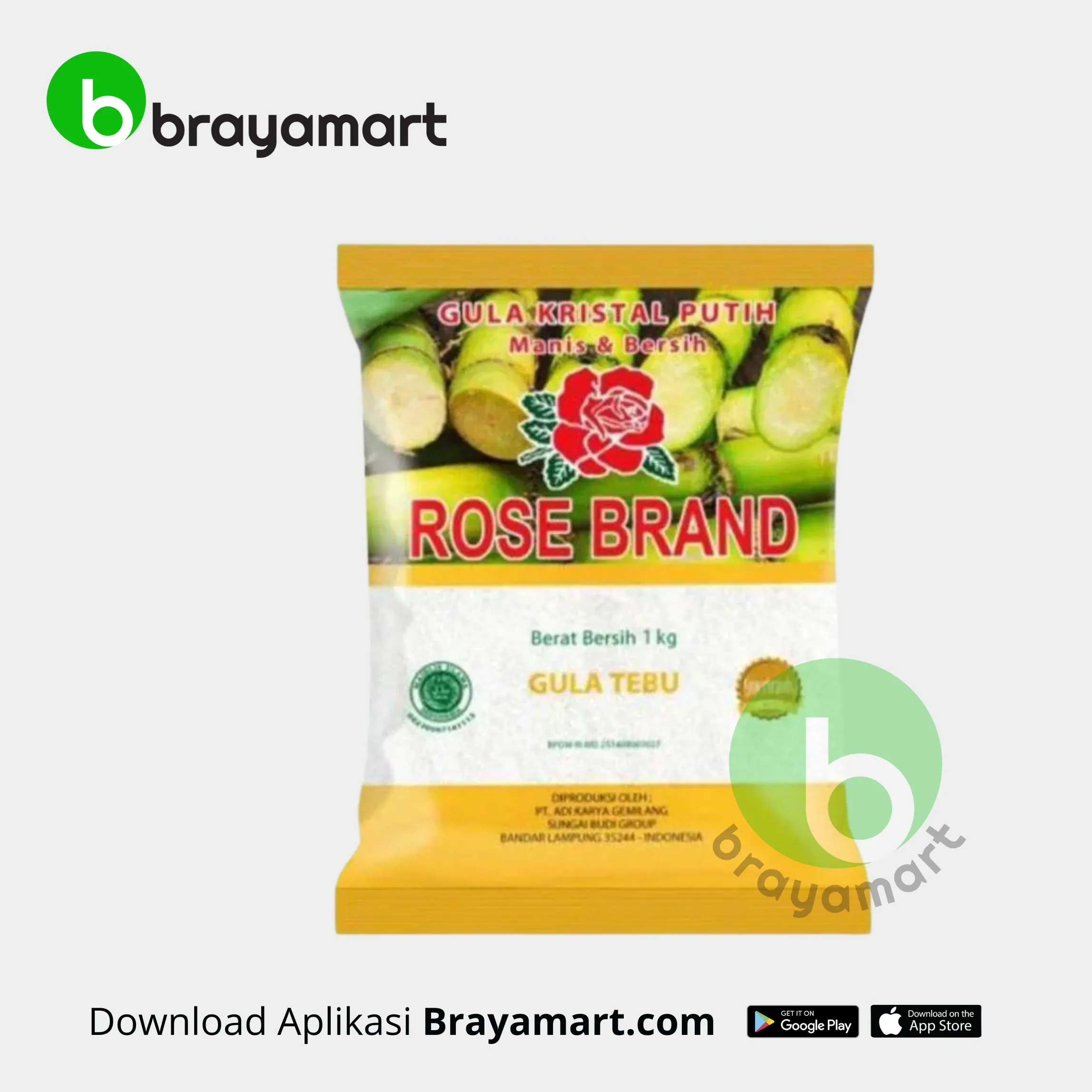 Gula Rosebrand Kuning 1Kg