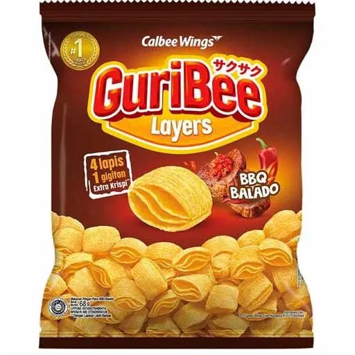 Guribee BBQ Balado 68 gr