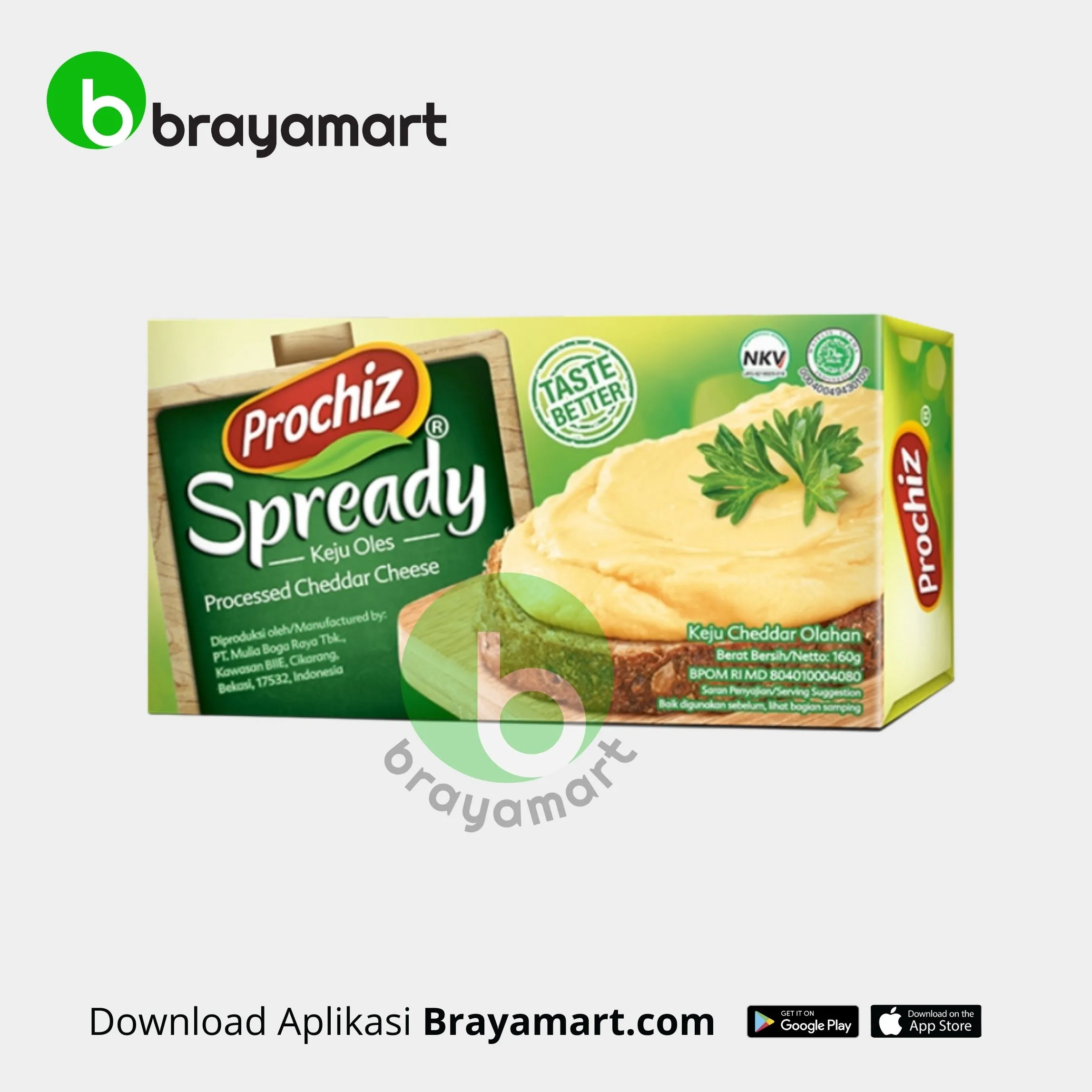 'Keju Prochiz Spready 160Gr'