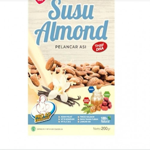 'Susu Afis Almond Vanila 200 Gram'