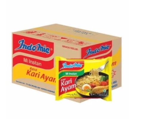 'Indomie kuah rasa kari ayam 1 box isi 40 pcs'