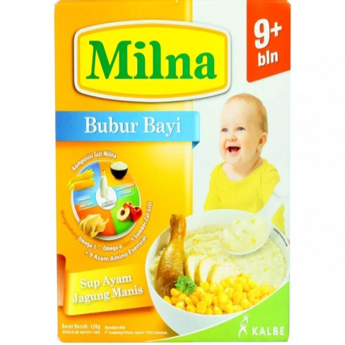 'Bubur Milna Sup Ayam Jagung Manis 120 Gram 1 Pcs'