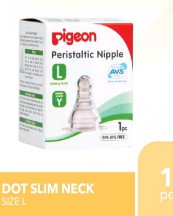 'Botol Susu Pigeon Nipple 1 Box L 1 Pcs'