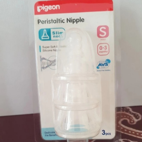 'Pigeon Silicon Nipple UK S Isi 3 Pcs'