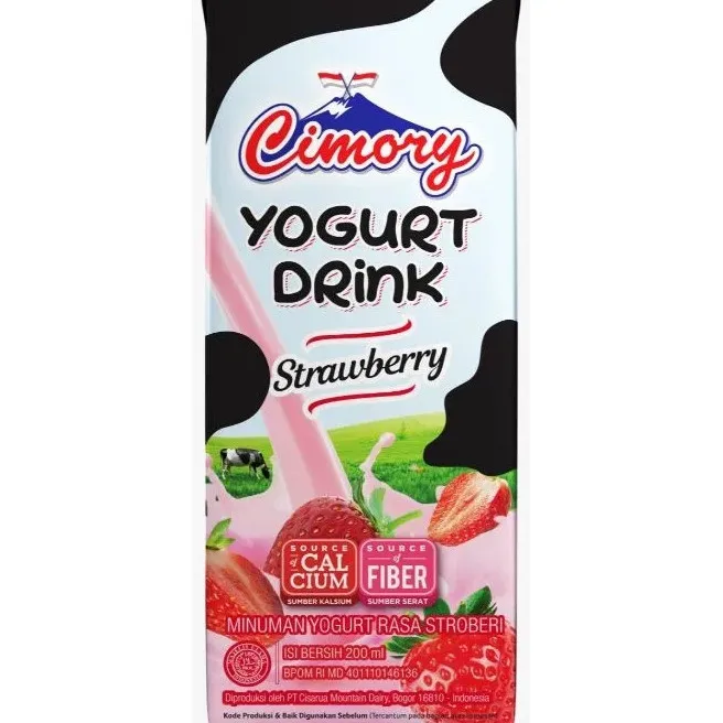 Cimory UHT Yogurt Drink Strawberry 200 ml