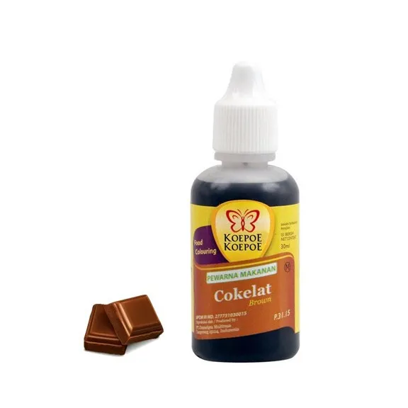 Koepoe - Koepoe Pewarna Makanan Coklat 30 ml