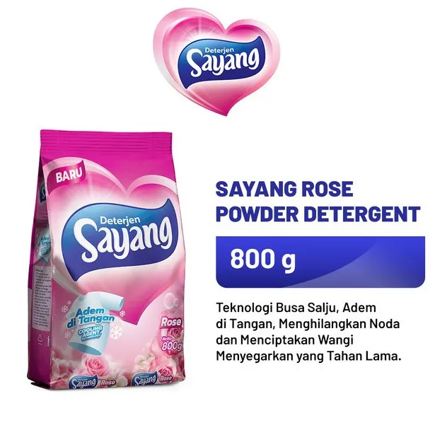 Detergent Sayang Powder Rose 800 gr