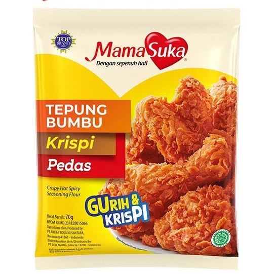 Mamasuka Tepung Bumbu Krispi Pedas 70 Gram