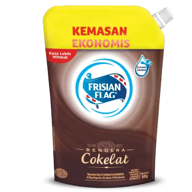 Susu Kental Manis Frisian Flag Pouch Coklat 545 gr