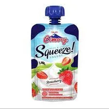 Cimory Squeeze Yogurt Strawberry 125 Ml - Cimory Squeeze Yogurt Strawberry 125 Ml