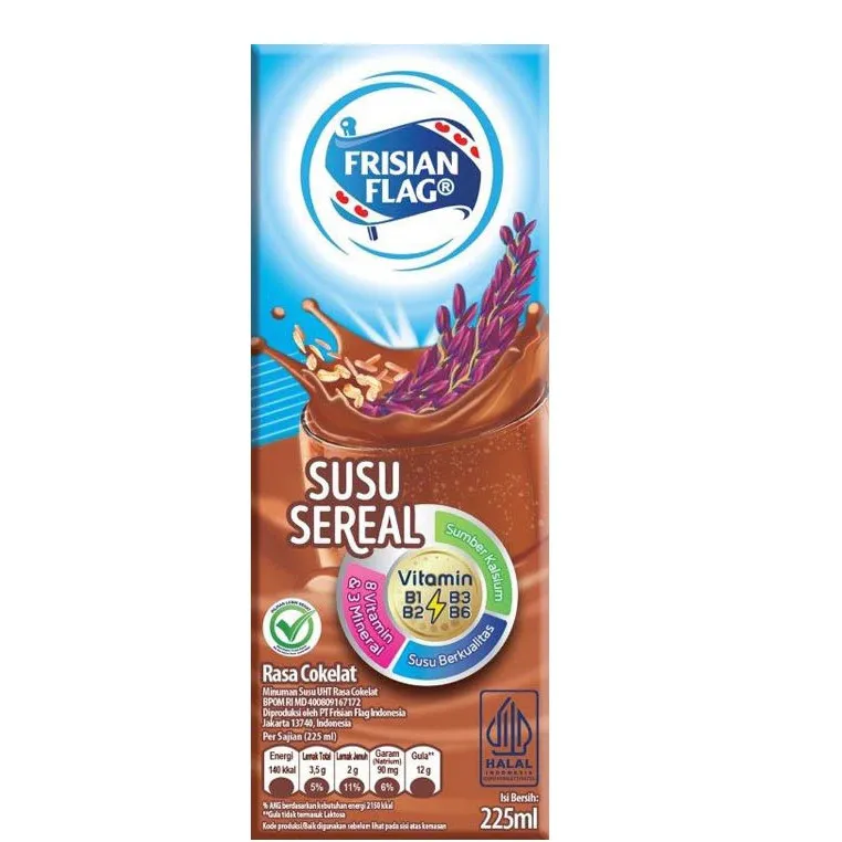 'Susu Frisian Flag Sereal Coklat 225Ml'