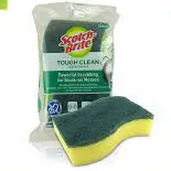 Scotch brite tough clean scrub sponge  zize 115mm x 70mm