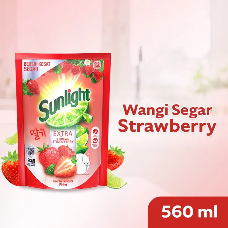 Sunlight Korean Strawberry 560 ml