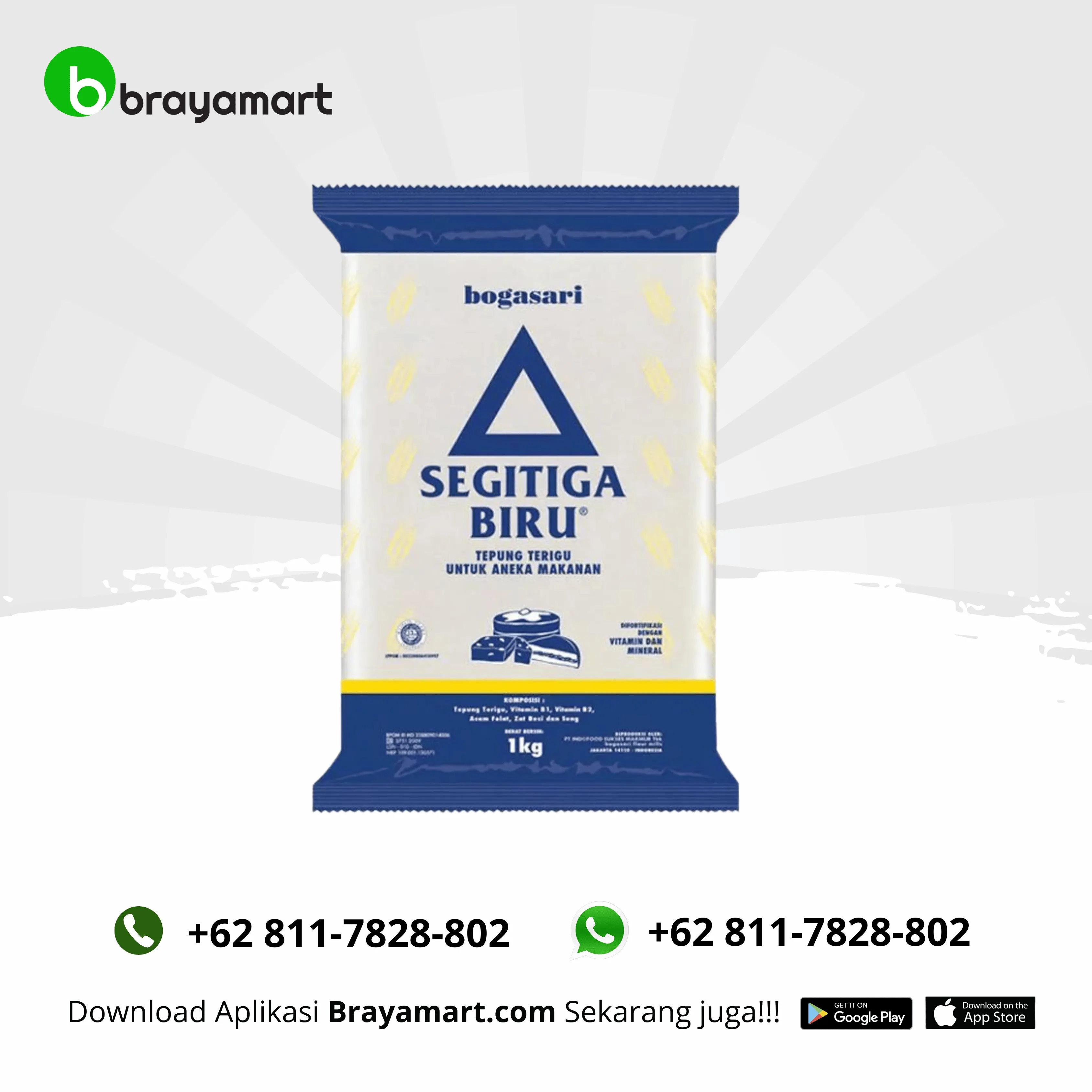 Terigu Segitiga Biru 1kg