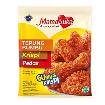 Mamasuka Tepung Bumbu Kripsi Pedas 70 Gram