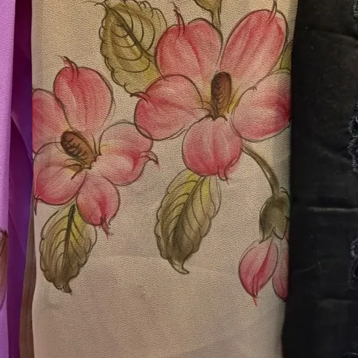 Bahan kain kebaya lukis