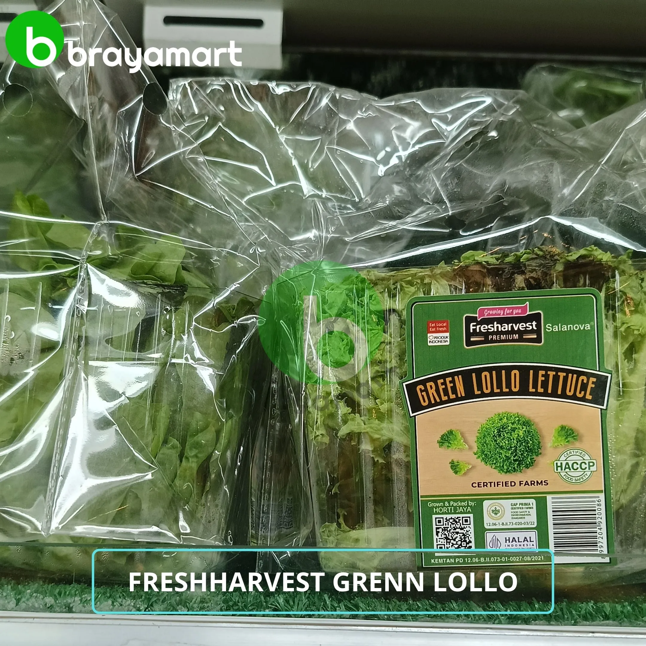 green lollo lettuce 150 gram