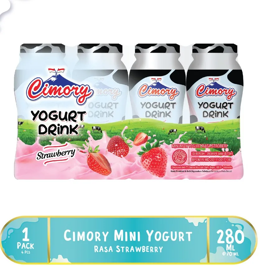 Cimory Mini Yogurt Strawberry 70 ml (content 5)