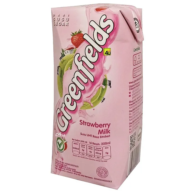 'Greenfields UHT Strawberry 200ml'