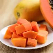 Cut Papaya Fruit