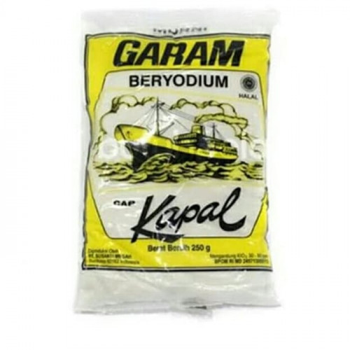 'Garam yodium cap kapal 1kg'