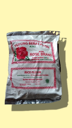 'Tepung beras putih rose brand 500gr'