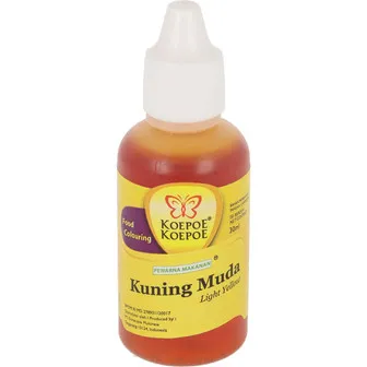 Koepoe - Koepoe Pewarna Makanan Kuning 30 ml