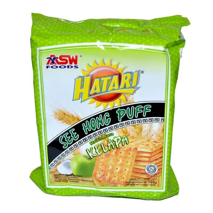 Hatari See Hong Puff Kelapa 245 gr