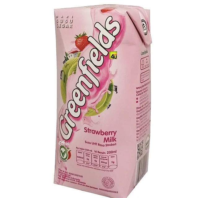 Greenfield Strawberry Milk 200ml