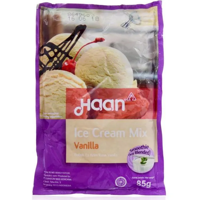 Haan Ice Cream Mix Vanilla 85gr